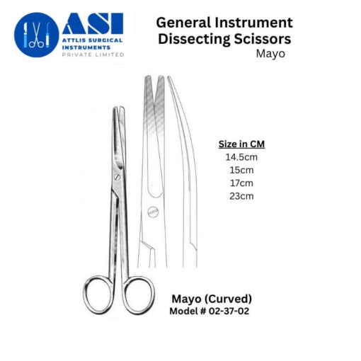 "Mayo Dissecting Scissors - Surgical Instruments for Precise Tissue Dissection"
