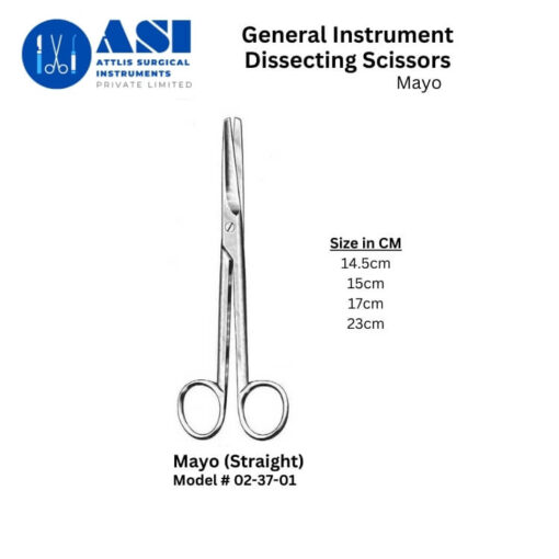 "Mayo Dissecting Scissors - Surgical Instruments for Precise Tissue Dissection"